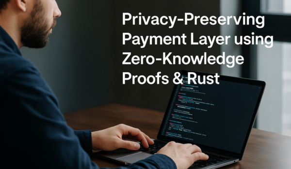 Privacy-Preserving Payment Layer using Zero-Knowledge Proofs & Rust
